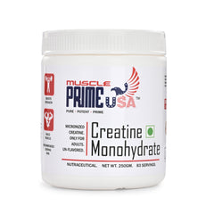 Muscle Prime USA Creatine Monohydrate 250gm 83 Servings