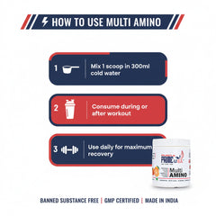 Muscle Prime USA Multi Amino BCAA  Litchi Flavor