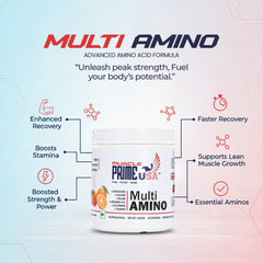 Muscle Prime USA Multi Amino BCAA  Litchi Flavor