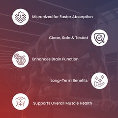 Muscle Prime USA Creatine Monohydrate 250gm 83 Servings