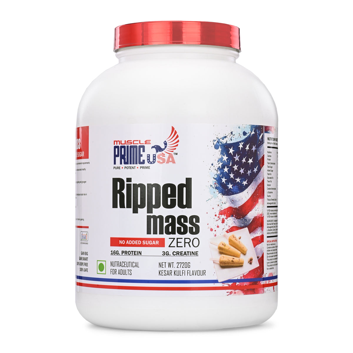 Ripped Mass Zero – Clean Mass Gainer with No Added Sugar