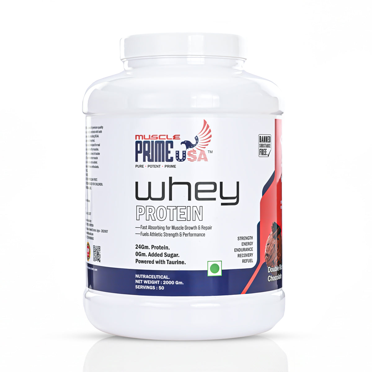Muscle Prime USA Whey Protein Chocolate 2kg